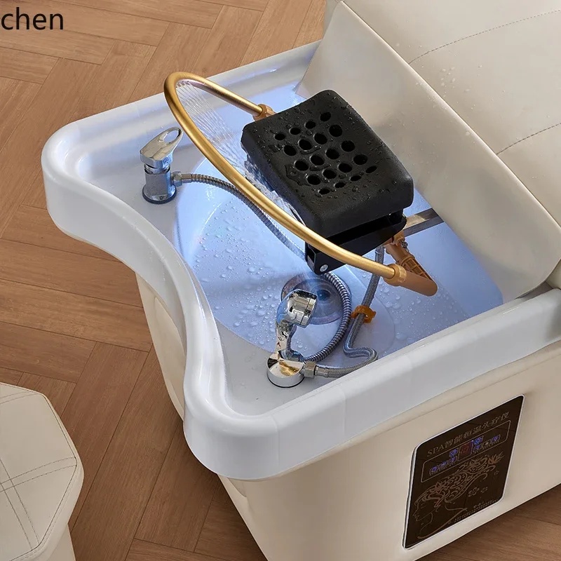 HT سرير شامبو لتدوير المياه مع صالون تجميل لتدليك الأذن بالكامل