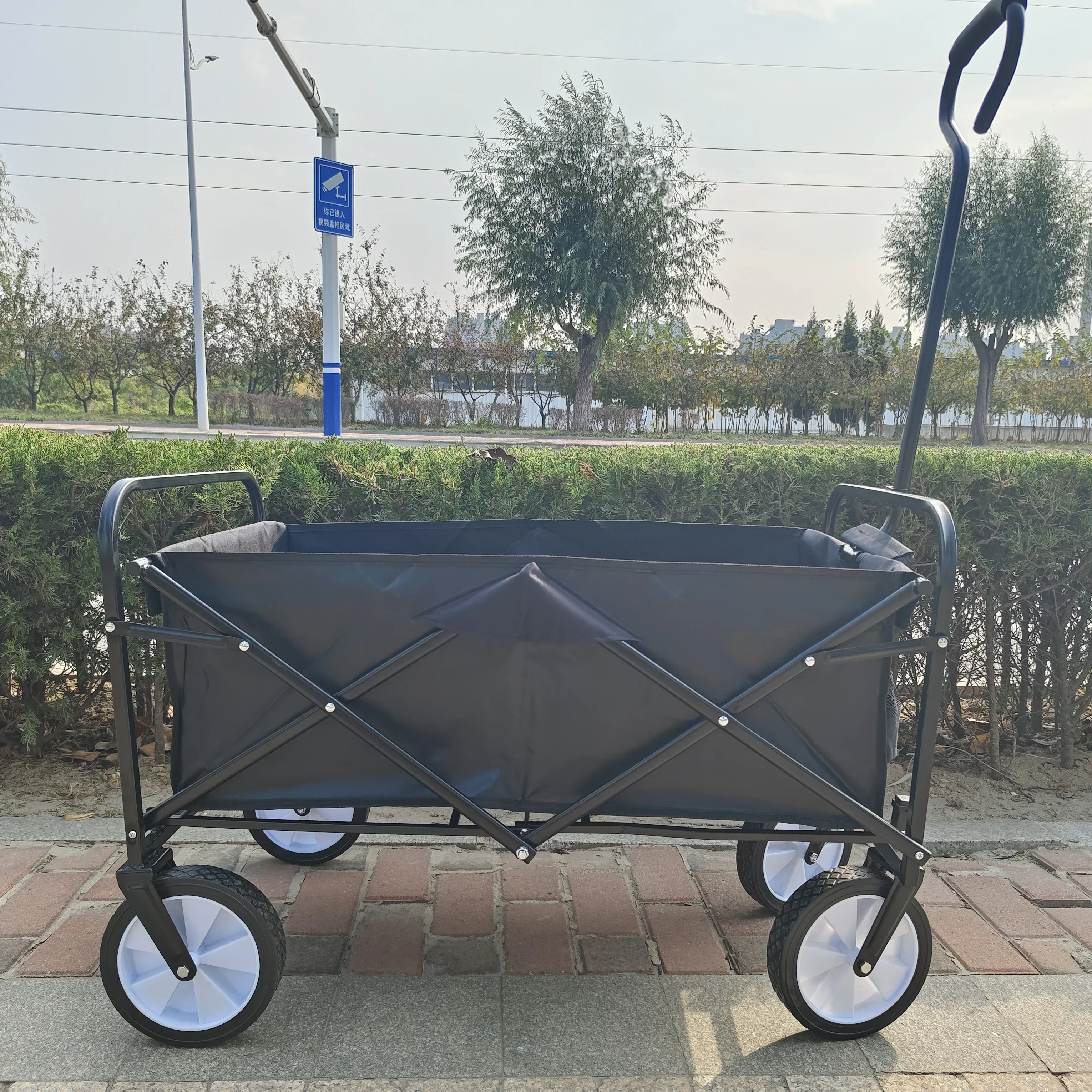 Outdoor Garden Beach Trolley Fishing Folding Camping Cart Wagon Portable Shopping Cart Trolleys