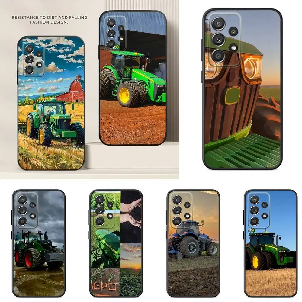 

TOPLBPCS F-fendt tractor Phone Case For Samsung S24,23,22,21,20,10,10E,S9 Plus FE Note 20 Ultra 10,9 Plus Black Case
