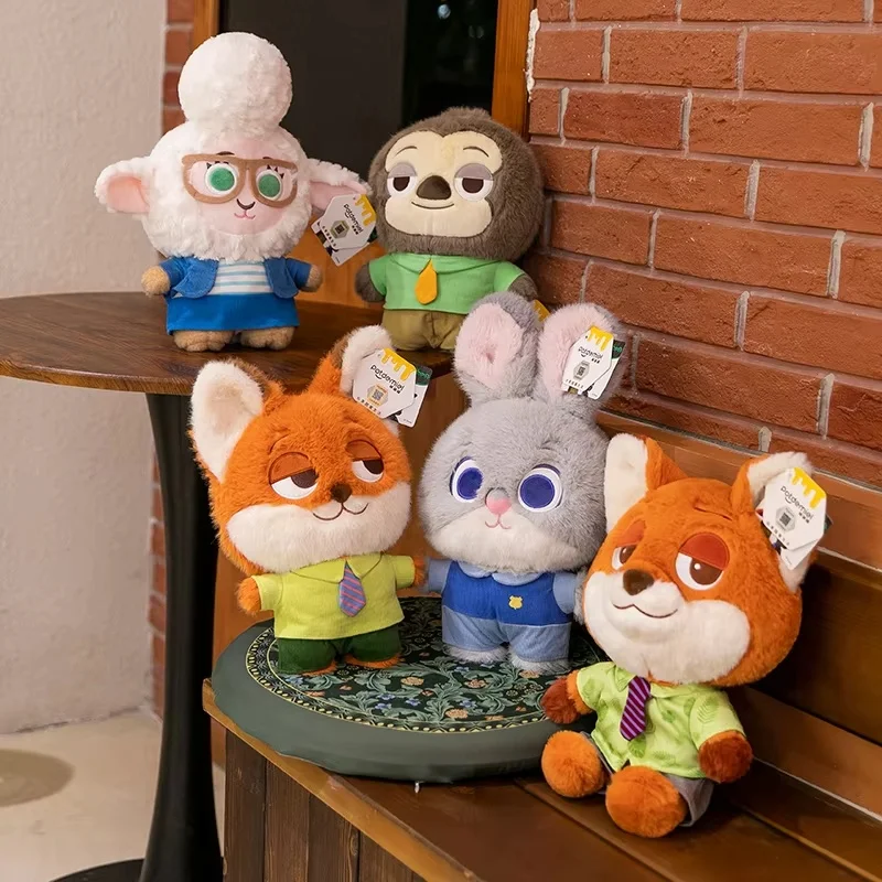 Zootopia Disney Judi Nick dessin animé renard lapin en peluche Animal en peluche poupée à collectionner cadeau pour enfants et Fans