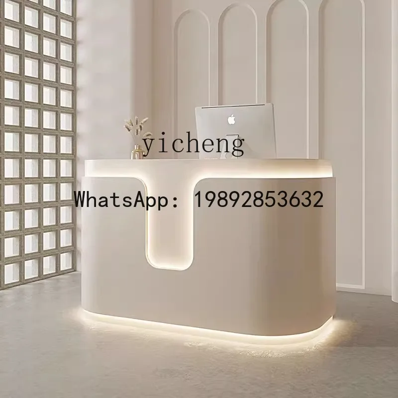 X4  small paint clothing store beauty salon front desk men's and women's clothing store cashier bar