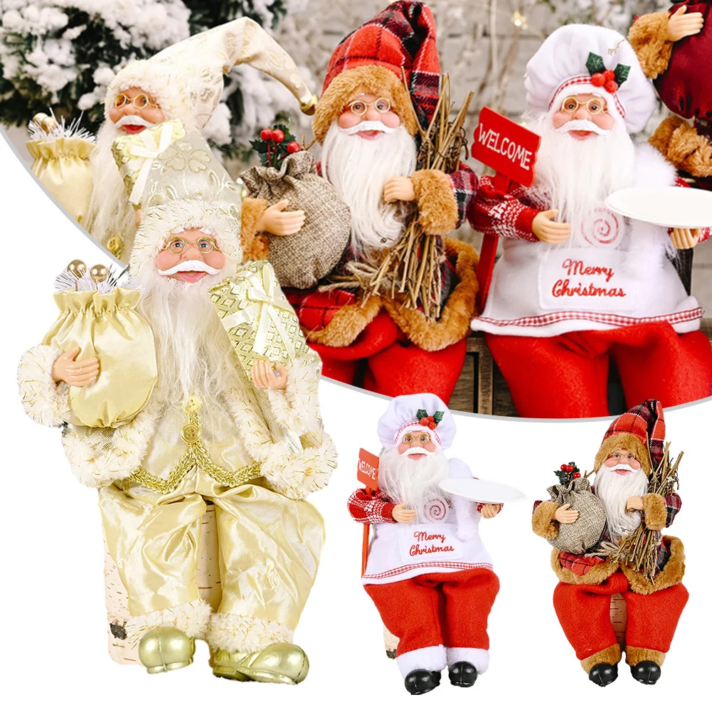 

Santa Claus Noel Navidad Home Decor Christmas Gnomes Plush Santa Doll Xmas-Gonk Dwarf Elf Decor Gifts Ornaments