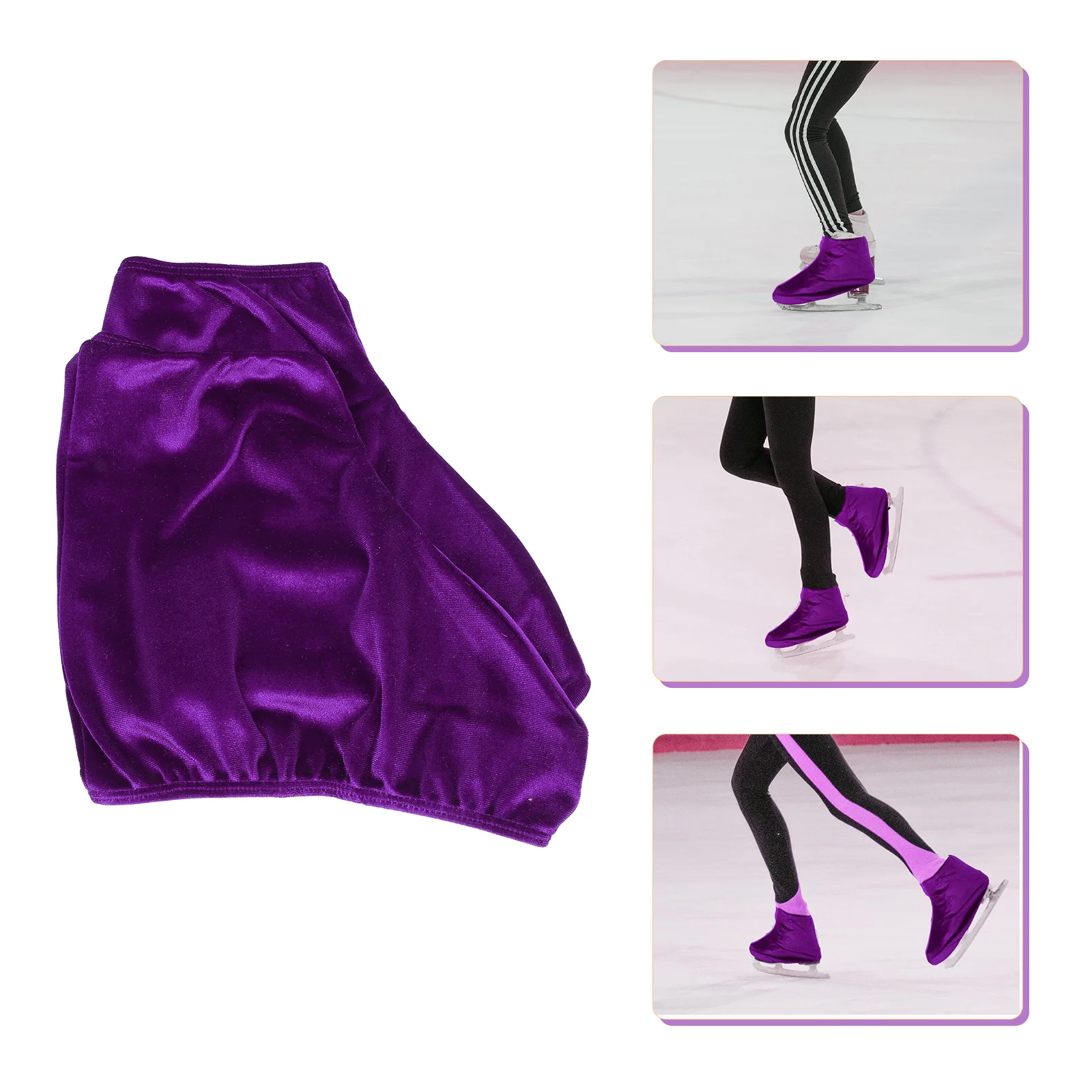 

Skate Covers Ice Skating Accessories Skates Boots Hockey Portable Protectors Polyester Wear-resistant Gear