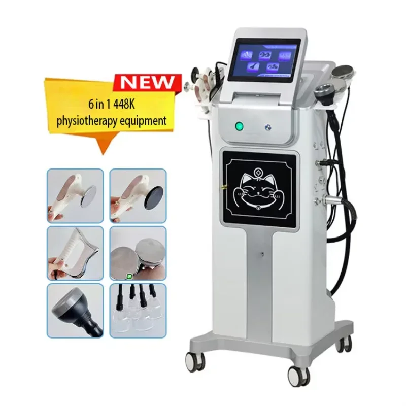 

Newest 6 in 1 Firing Anti-Aging 448k Machine Cet Ret 80K Body Shaping Slimming Weight Loss Physical Therapy Clearing Meridians