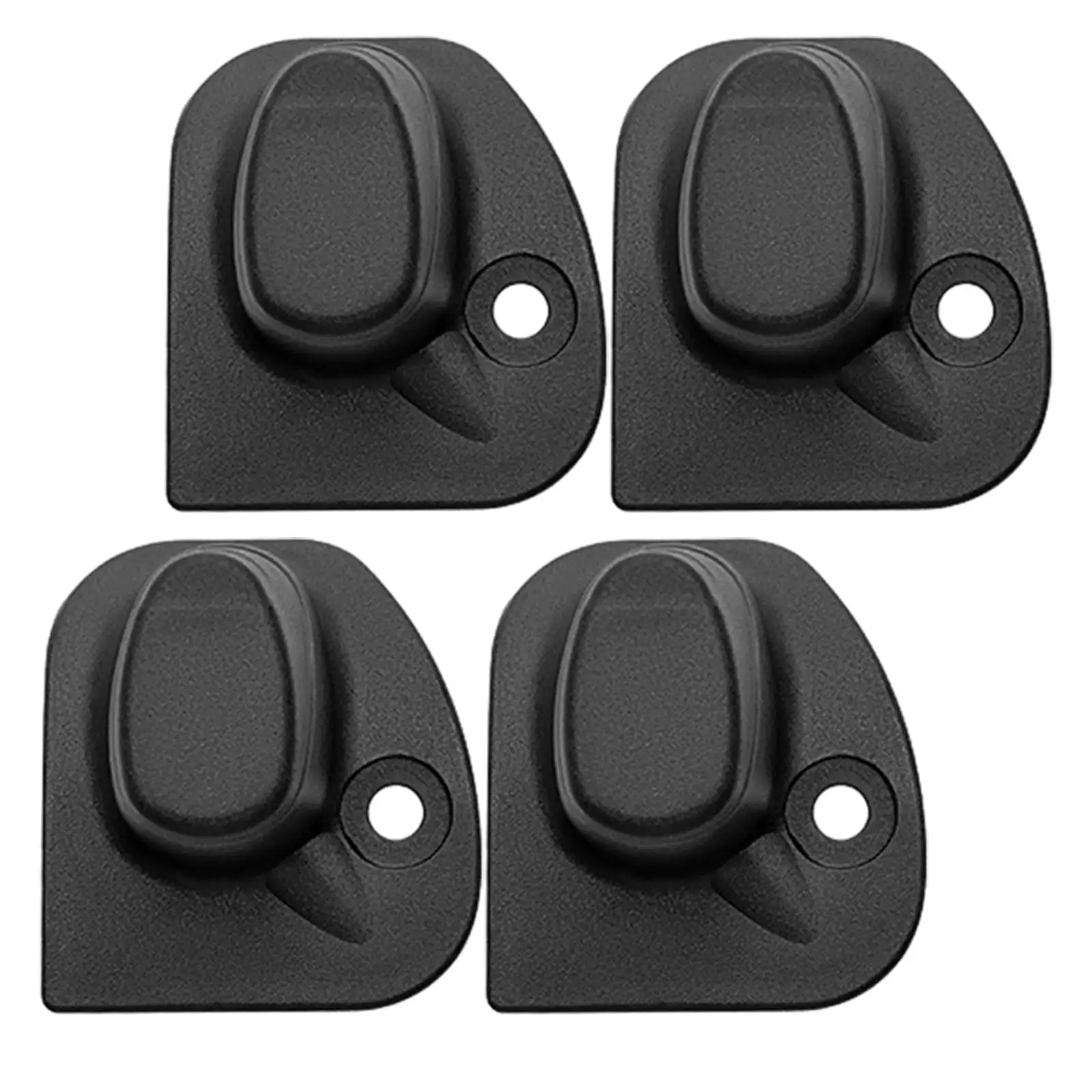 4 Pieces Luggage Studs Black Suitcase Side Feet for Trolley Bag Accessories