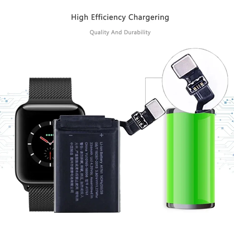 Battery For  Apple Watch iWatch Series 1 2 3 38mm 42mm Series1 Series2 Series3 S2 42mm 38mm S 1 2 3 S1 S2 S3 38mm 42mm  GPS LTE