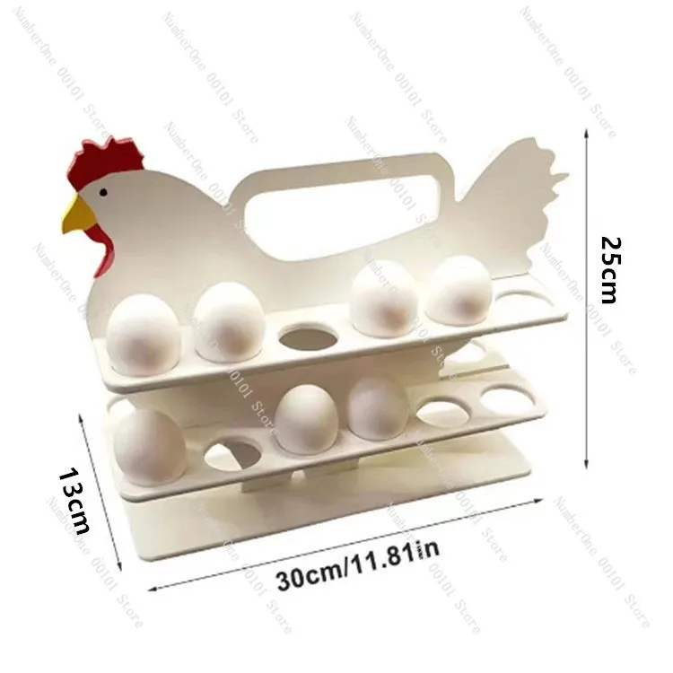 

Farm the coop egg rack wooden egg storage rack kitchen creative finishing rack