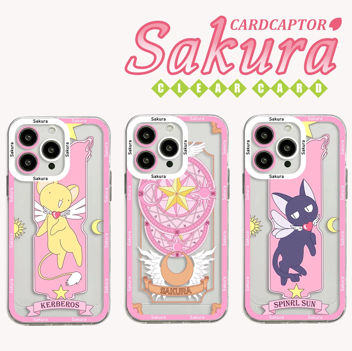 Anime Cardcaptor Sakura Phone Case For Samsung S24 S23 S22 S21 S20 S10 FE Note20 Note10 Plus Ultra Lite 5G Clear Soft TPU Cover