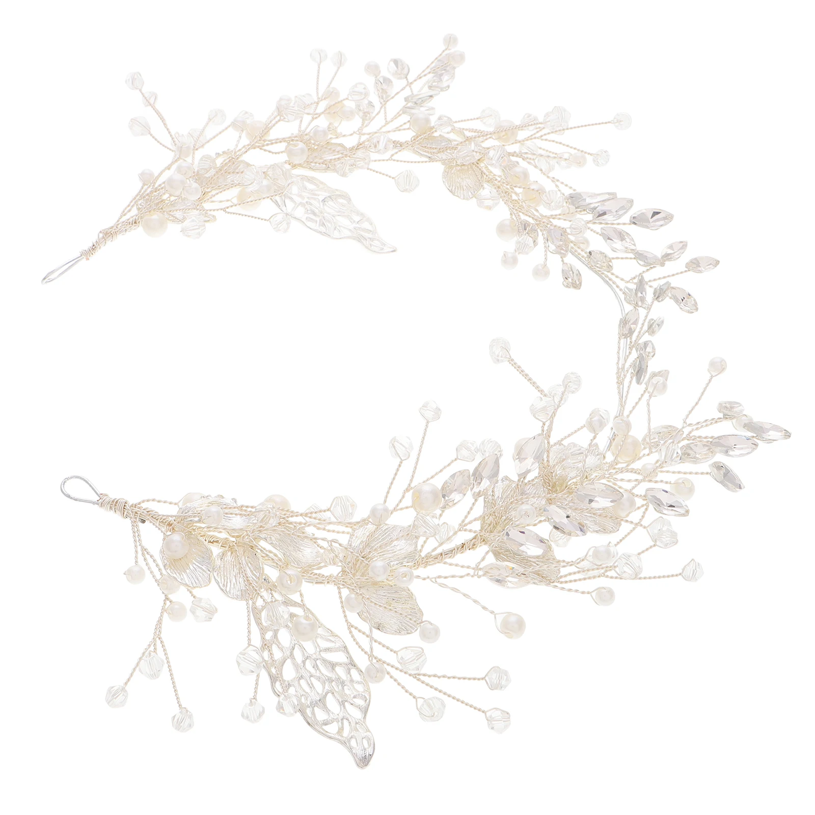 

Pearl Hairpin Rhinestones Bobby Formal Bride Accessory Headband Crystal Bridal Headpieces Be Bow Costume Jewelry Women