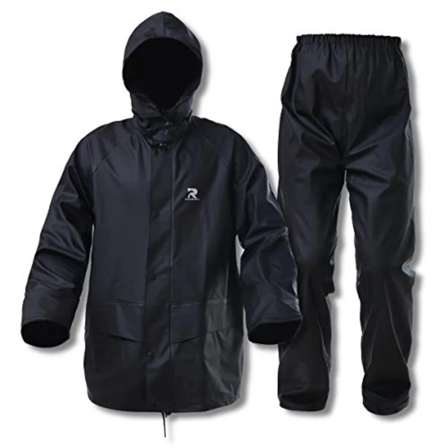 

Rain Suits for Men Waterproof Rain Jacket Coat Pants Heavy Duty Women Fishing Rain Gear Workwear