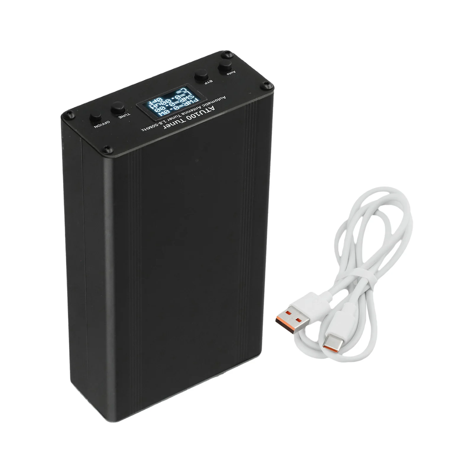 

Portable Antenna Tuner With Battery 100W HF Tuner Antenna Tuner 100W 100W HF Tuner Built-in Lithium Battery For Field Operation