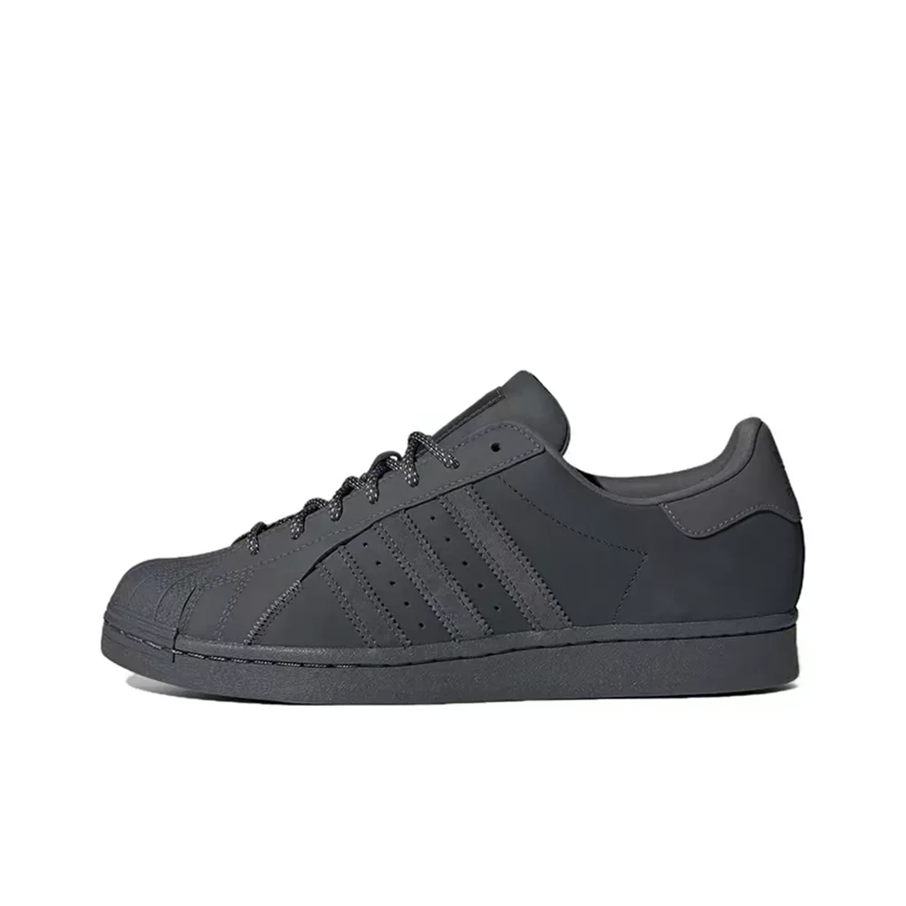 

Adidas Originals SUPERSTAR XLG grey color Lightweight Wear-resistant Low-top Board Shoes Men's and Women's Models IF3922