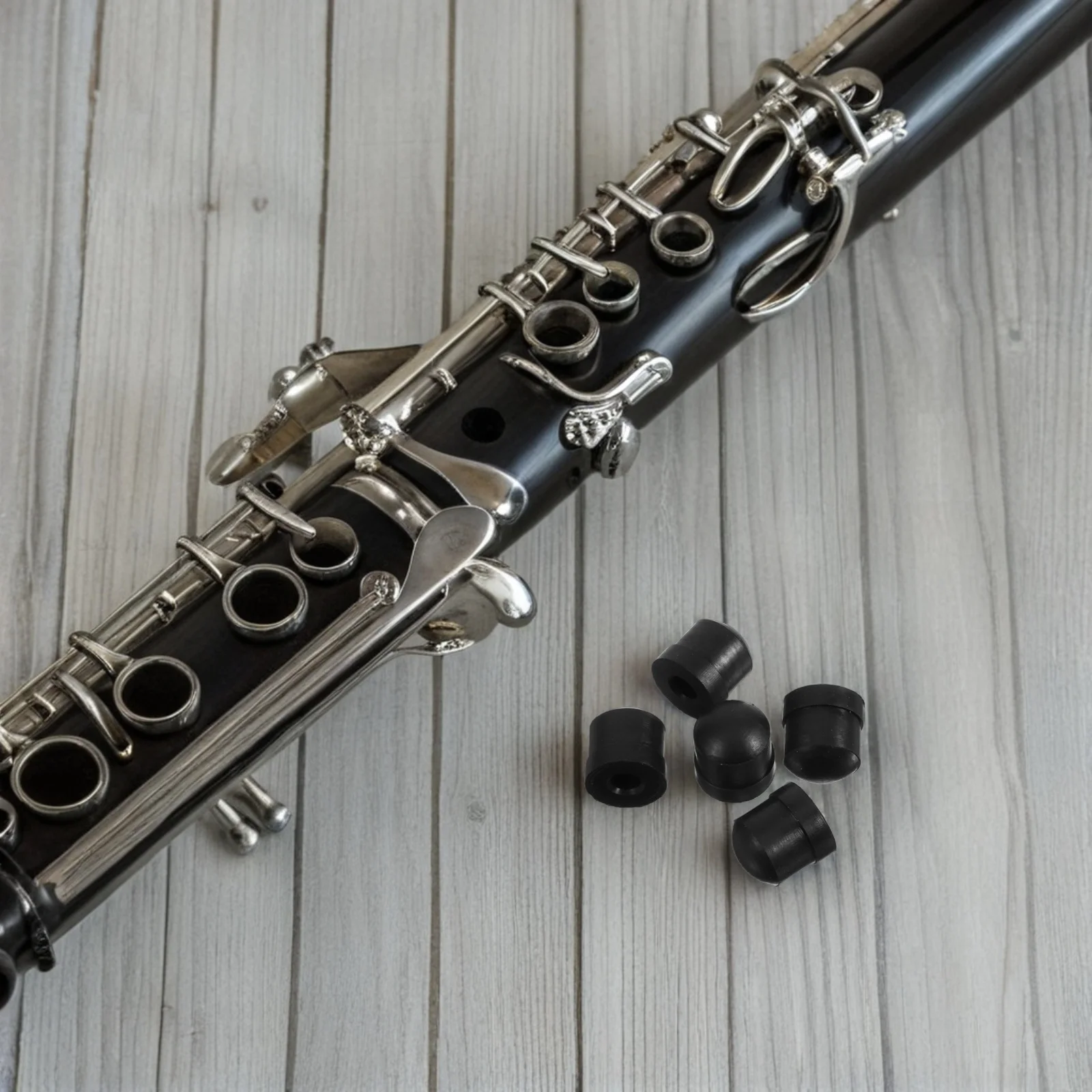 

5 Pcs Trombone Water Release Key Soft Pad Replacement Tip Accessories Slide End Silicone Cover Silica Gel