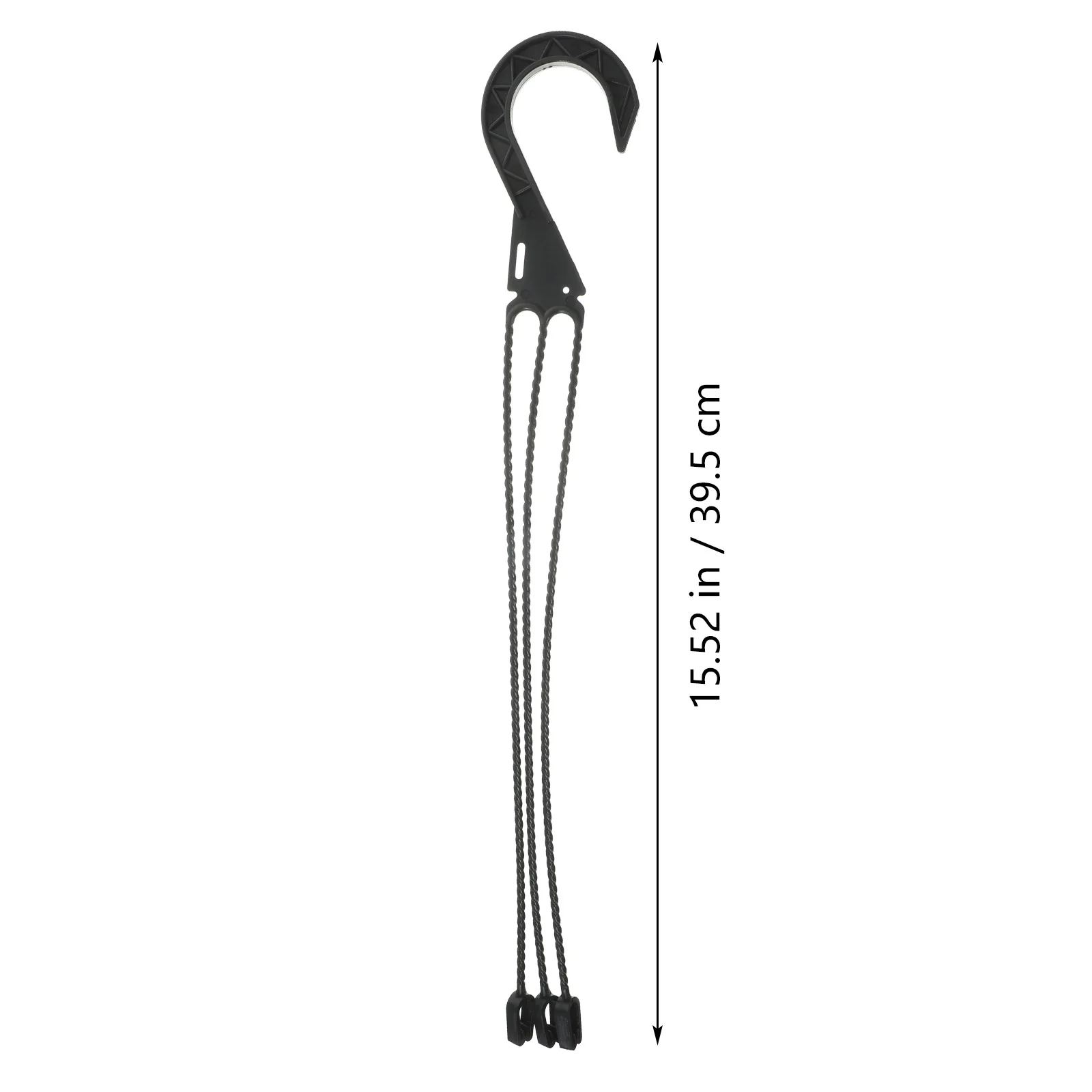 5pcs Hanging Flower Pot Hooks Plastic Plant Hangers Durable Garden Accessories for Balcony Home Office Decorative Basket