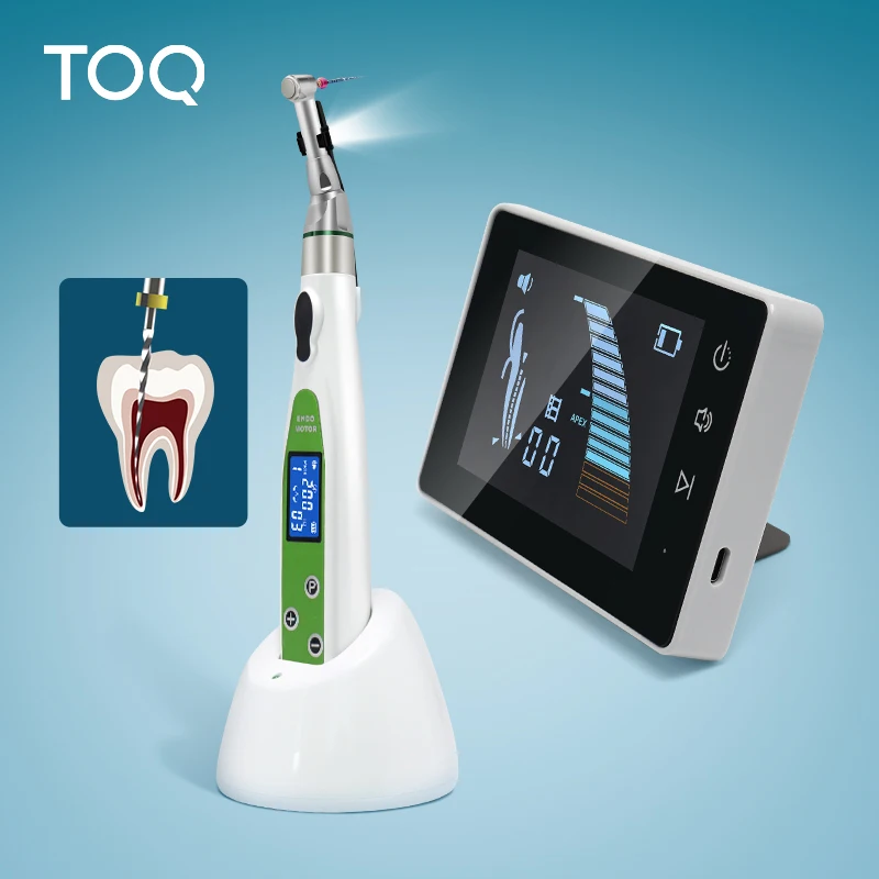 16:1 Kabelloser Dental-LED-Endomotor mit Apex-Lokalisator für Wurzelkanaltherapie, passend für alle Feilen, Endodontie-Instrumente