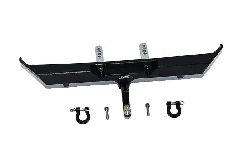 GPM Aluminium Rear Bumper +D-Rings+Tow Hook For AXIAL SCX10 III Jeep Wrangler