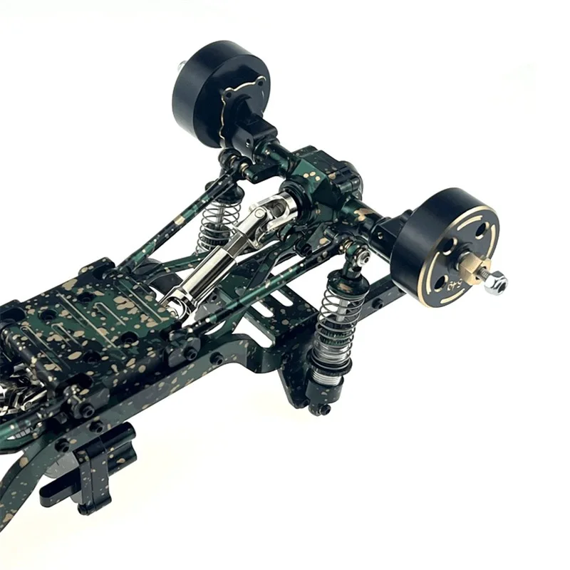 H18p 1/18 Rc Car Metal Upgrade Rear Axle Assembly Brass Counterweight Spare Parts For Remote Control Crawler Vehicle New Model