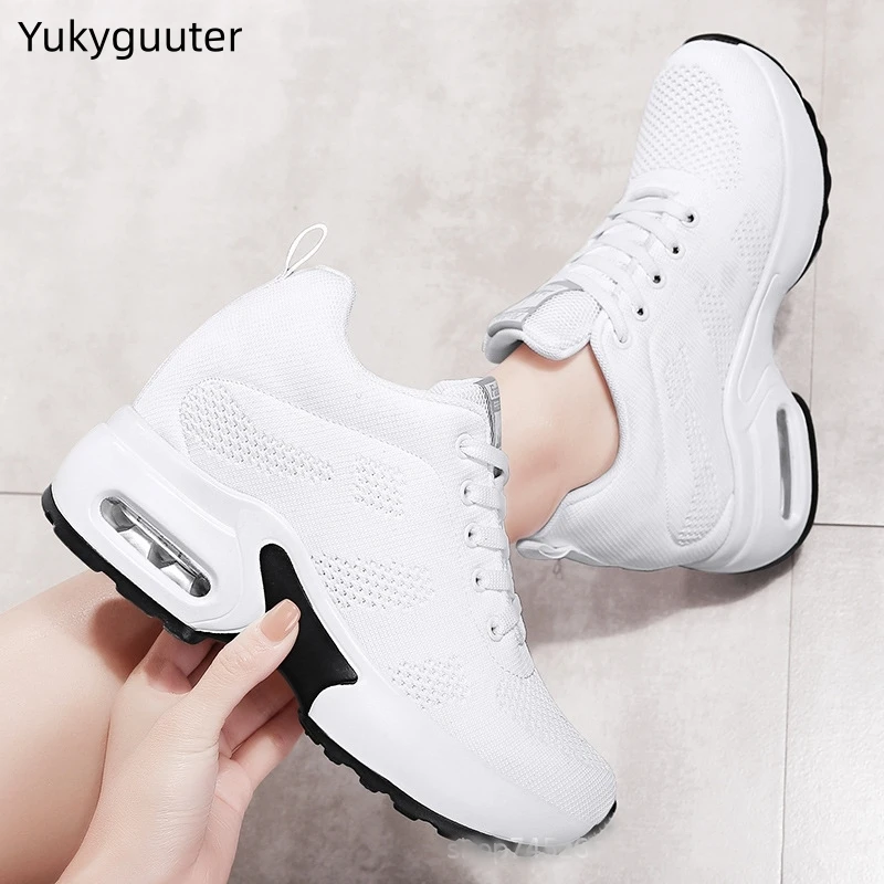 

Height Increasing New Dance Shoes Woman Ladies Modern Soft Outsole Jazz Sneakers Breathable Female Dancing Fitness Shoes Sport