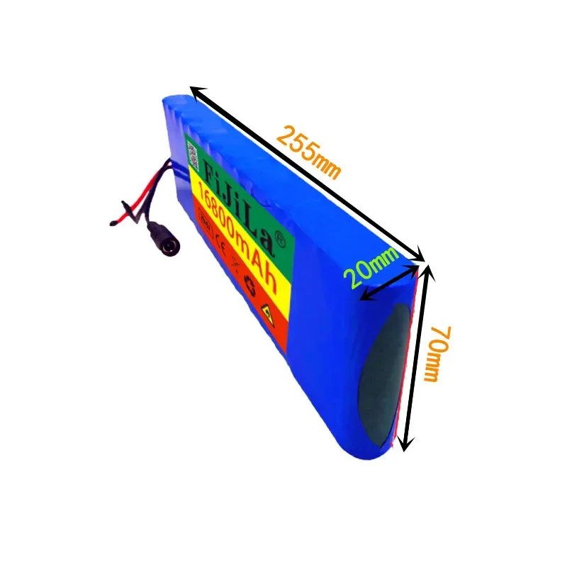 24V 16800mAh 7S2P 18650 Li-Ion Aufladbare Batterie 29,4  16800mah Elektrische Bike Brems Balance Roller +   2A Ladegerät