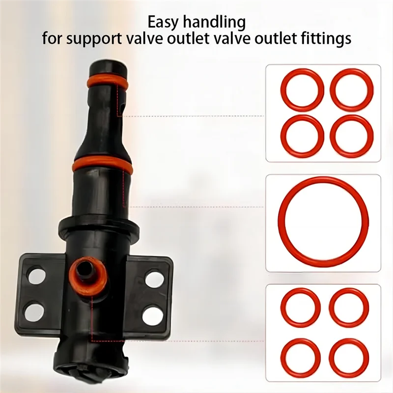 A69T القهوة O-حلقة الختم O-حلقة صيانة 40 قطعة استبدال مجموعة لدعم صمام صمام البخار منفذ صمام ل SAECO Compati #1