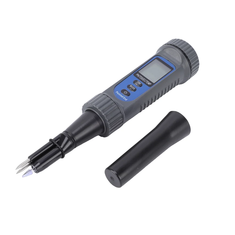 4-in-1 Food Testing pH Meter for Conductivity Total Dissolved Solids pH and Temperature in Meat Dairy Produce Water