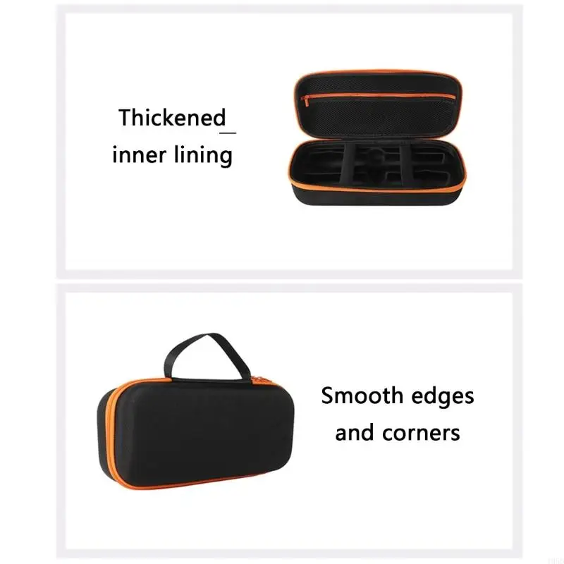 Adecuado para micrófono doble inalámbrico, bolsa de viaje con micrófono doble de mano, estuche rígido de almacenamiento para micrófono portátil, estuche para exteriores