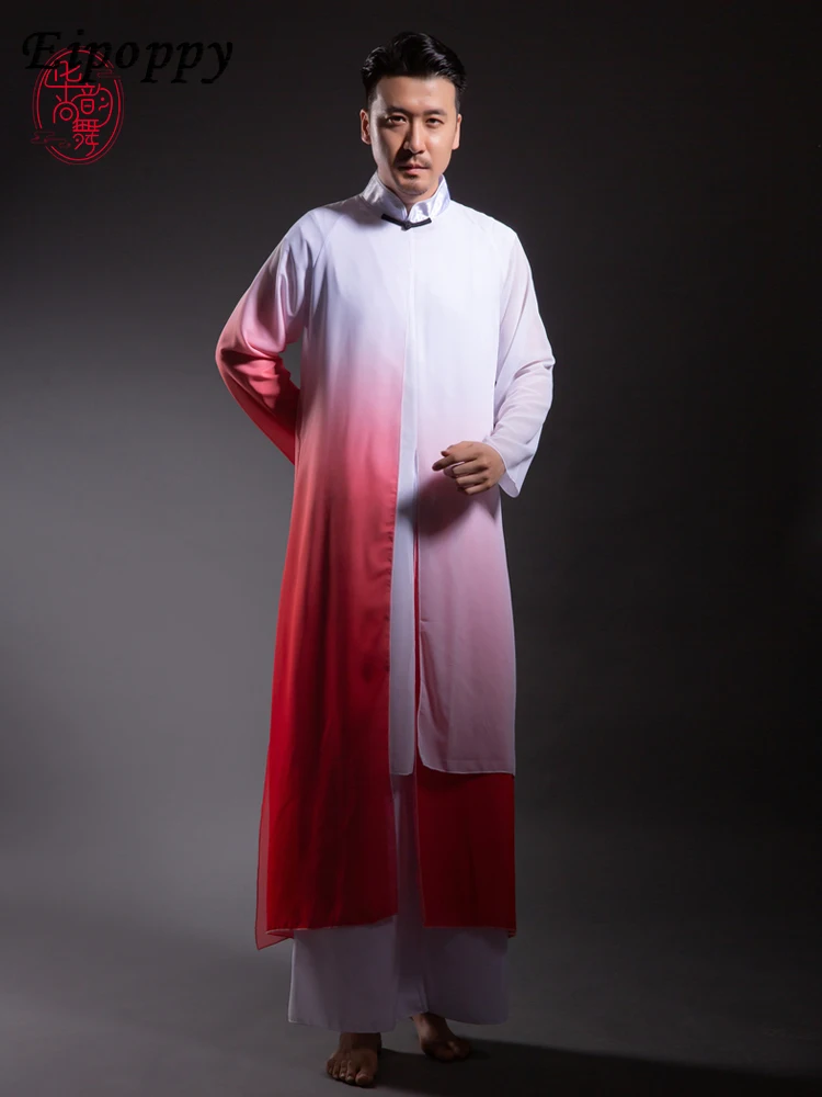 ชุดเต้นรำคลาสสิกหรูหราสไตล์จีนชุดเต้นรำฮันถังใส่แสดงการเต้นรำโบราณ