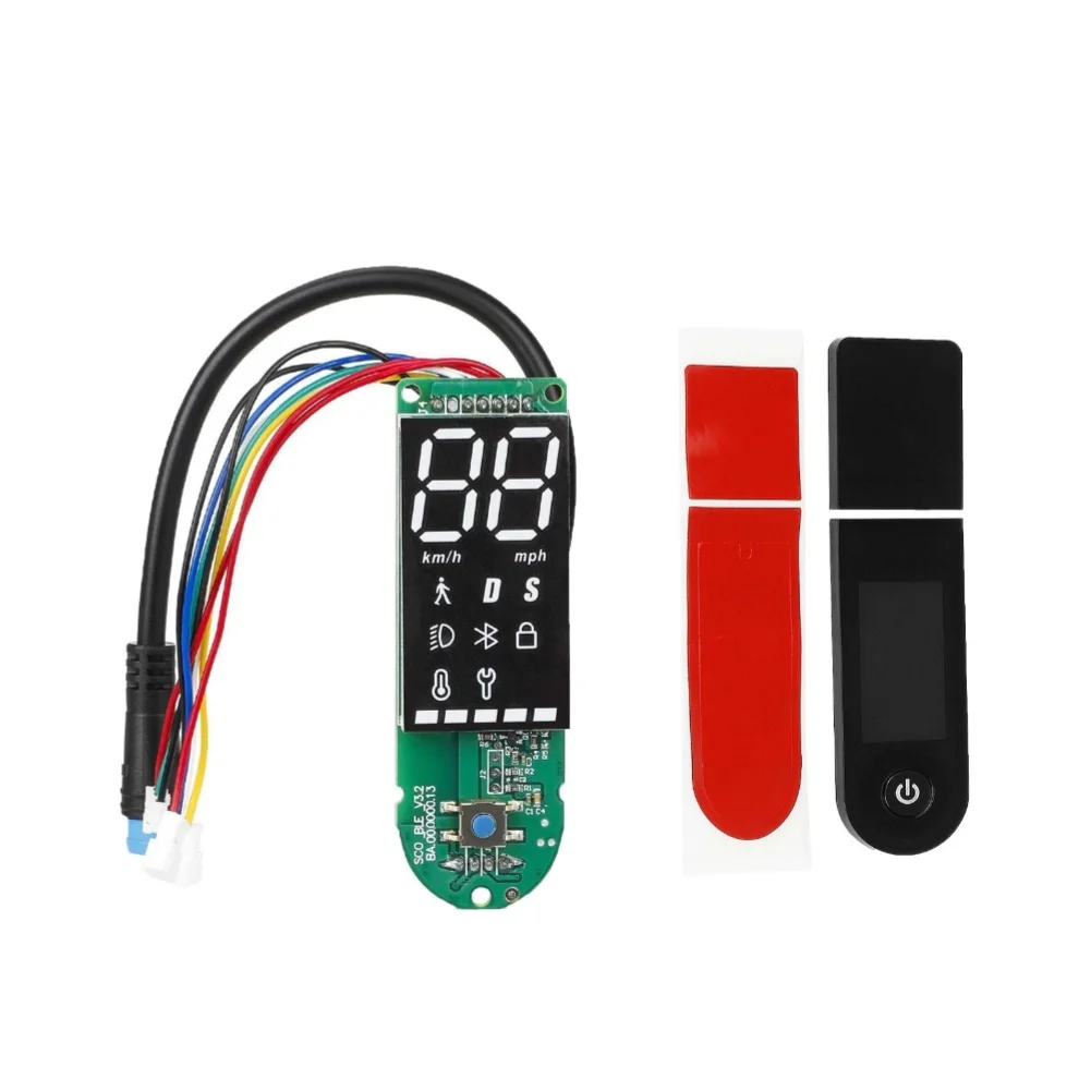 Folding Electric Scooter Circuit Board With Digital-Display Control Panel Dashboard Cover For 1S And Similar Models