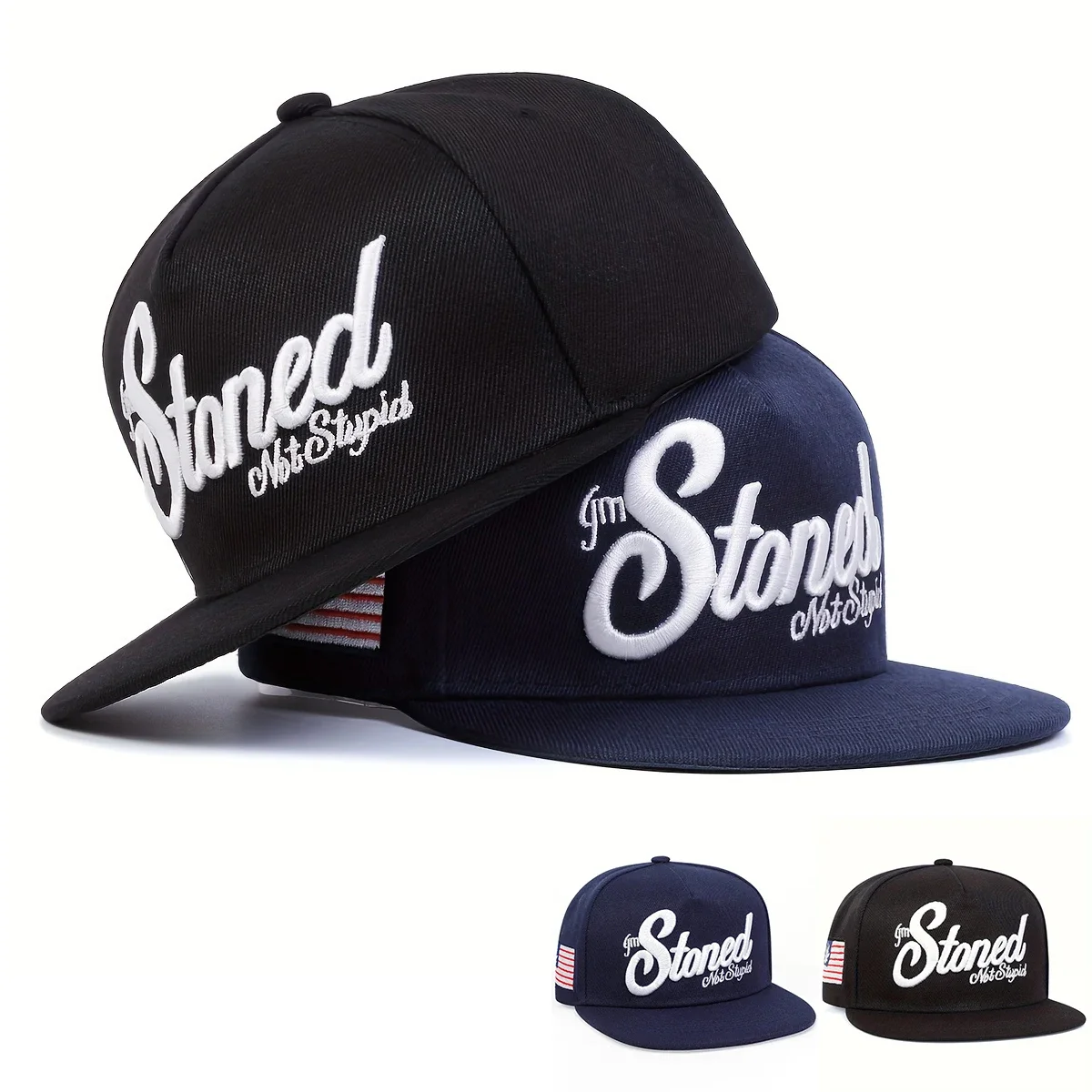 Unisex Stoned Letter Embroidery Hip-hop Hats Spring And Autumn Outdoor Adjustable Sports Casual Baseball Caps Sunscreen Hat