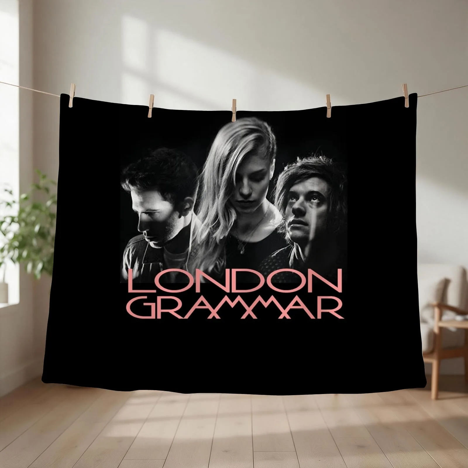 Londons Grammars Tee Band Logo Singers Throw Blanket Personalized Gift Summer Summer Beddings Decorative Sofa Blankets