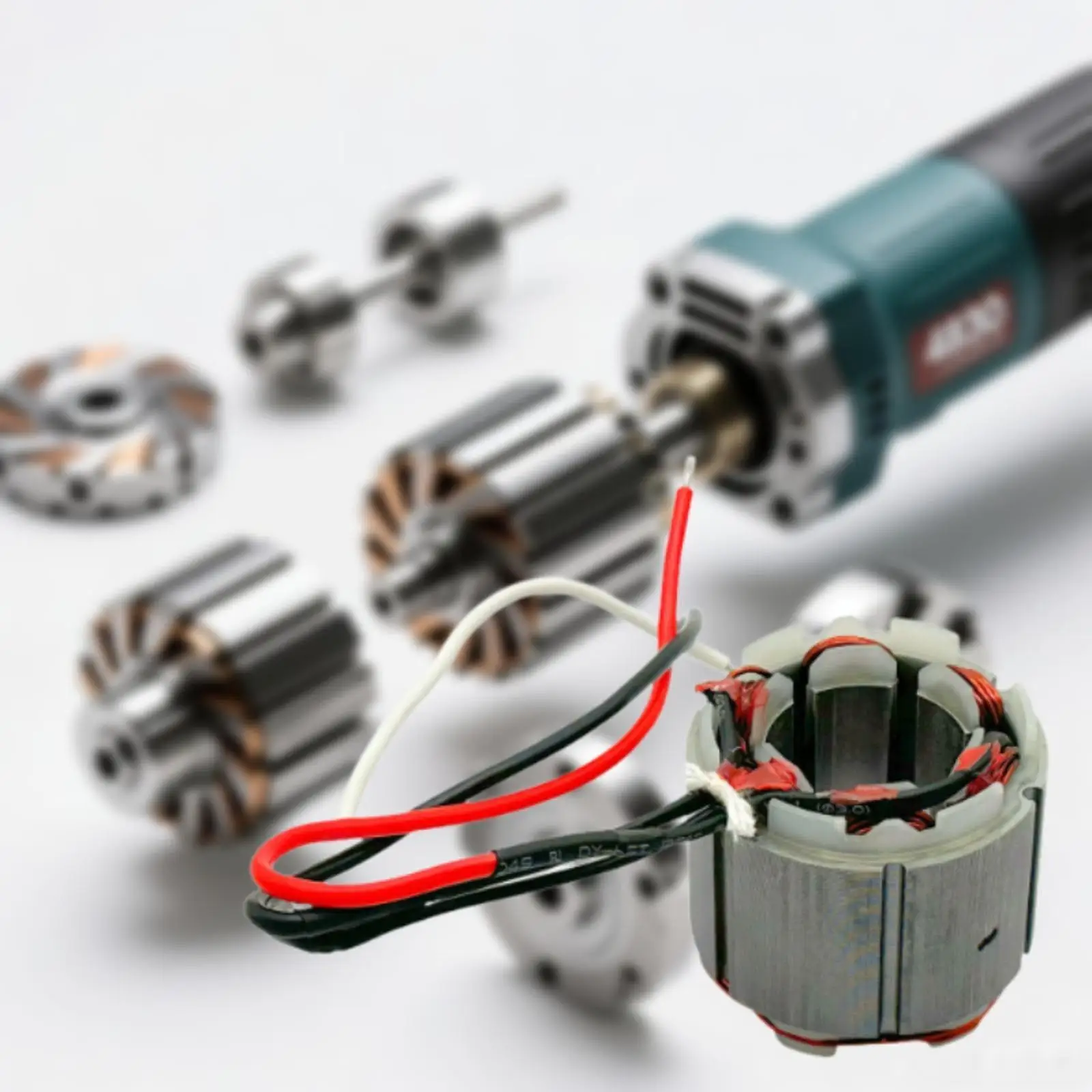 Grinder Rotor Stator Replacement Metal Easy Installation Brushless Motor Parts for 4830 Angle Grinder