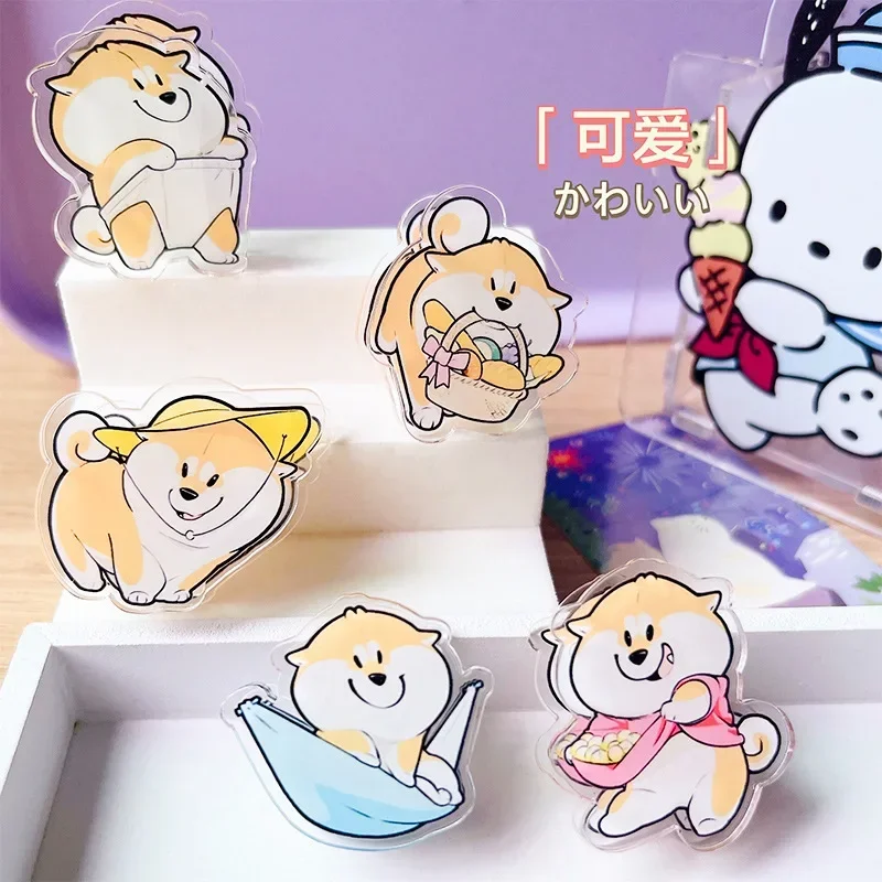 Cartoon Cute Shiba Inu Acrylic PP Clip Creative Clip