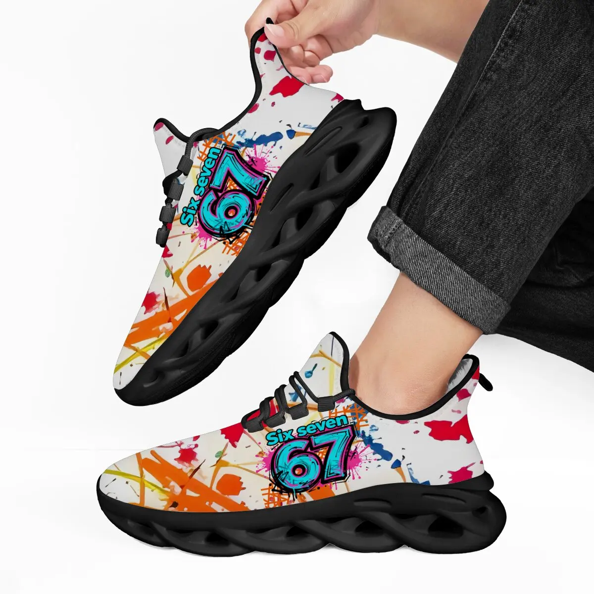 

Men Sports Shoes Winter Comfortable Outdoor Sports Lace-up Flat Soft Sole Training Sneakers for Man Lightweight Mesh Breathable