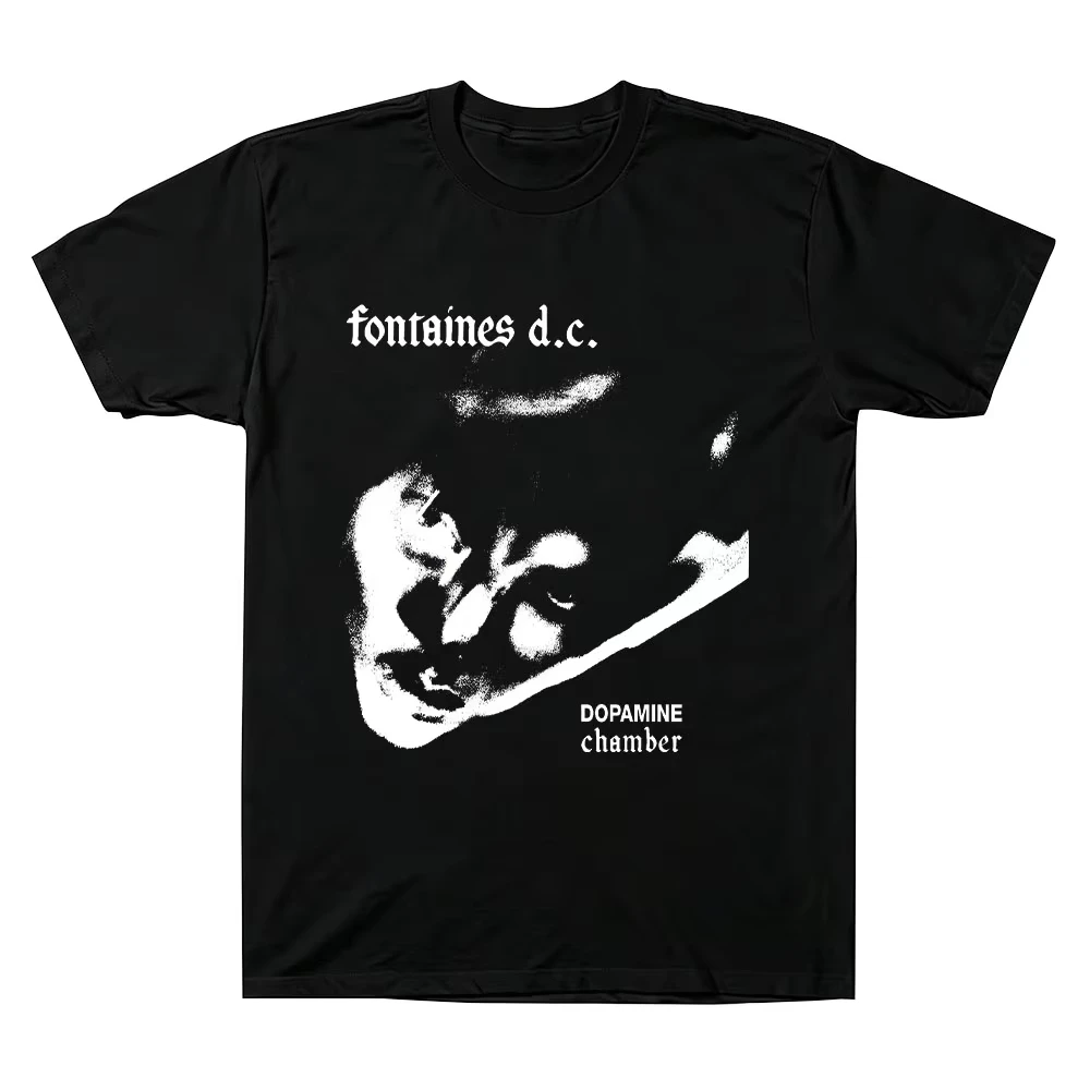 2026 Dopamine Chamber One Colour Dc T-shirts Fontaines D.C. Short Sleeved T-shirt Men Cotton Tee Unisex H