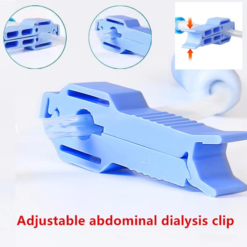 Peritoneal Flow Control Clips Peritoneal Clips Tube Fastener Clip Peritoneal Dialysis Accessories Belt Drainage Bag Tube Clip