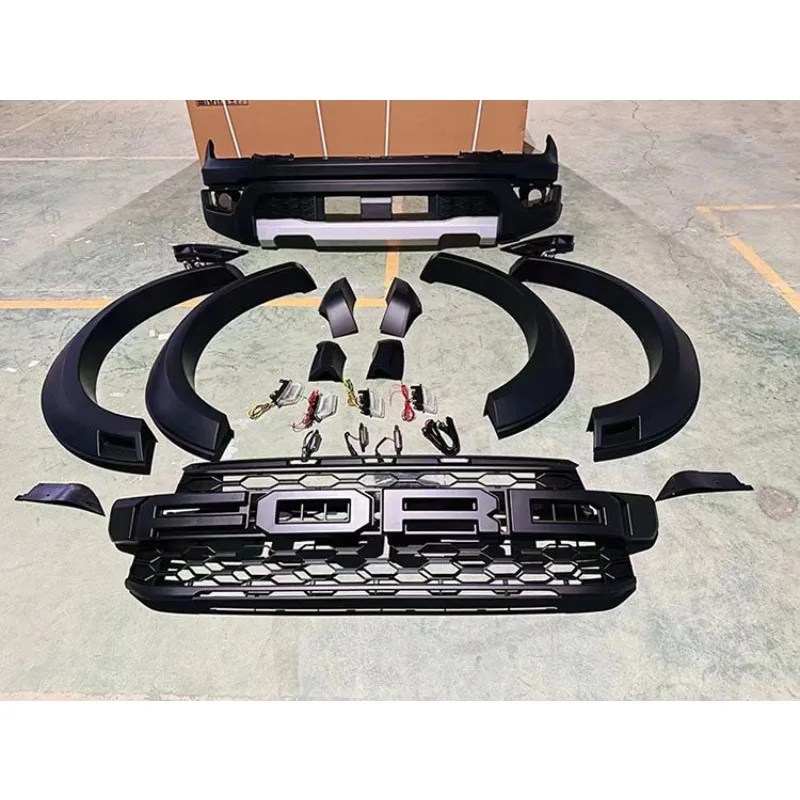 Modified Raptor Surrounded Front Bar Middle Net Wheel Eyebrow Upgrade Kit