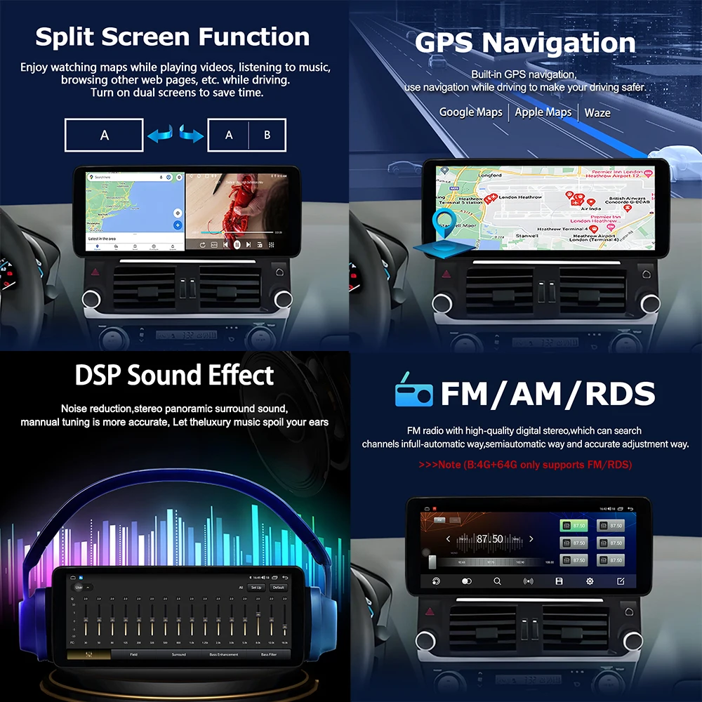 شاشة عرض السيارة لسيارة فولكس فاجن طوارق 2011 - 2017 نظام تشغيل أندرويد مشغل راديو الوسائط المتعددة DSP ستيريو نظام تحديد المواقع نافي اللاسلكية Carplay #6