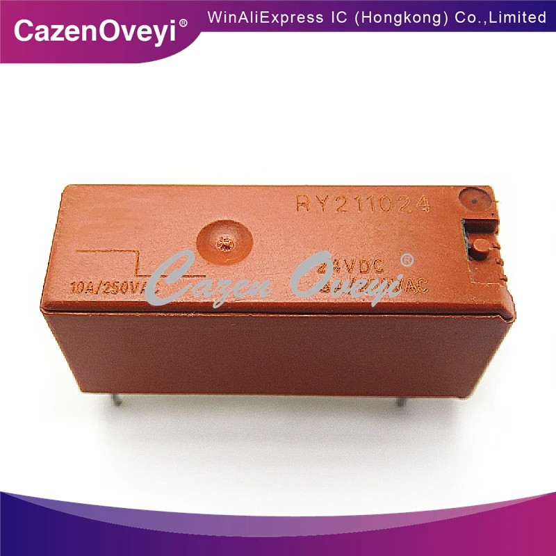 RY211024 24VDC 5 feet 5A DC24V one open and one closed relay