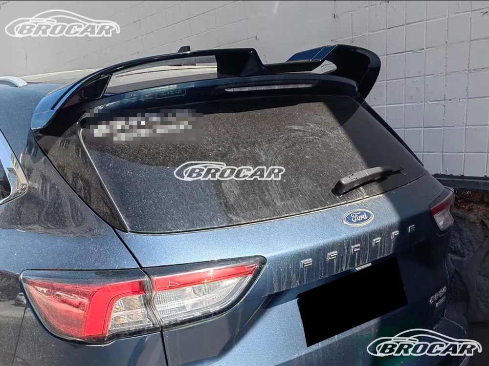 Für 2020-2024 Ford KUGA ESCAPE GEN 4 Original Stil Hohe Qualität ABS Kunststoff Schwarz und Weiß Spoiler Stamm boot Flügel Spoiler