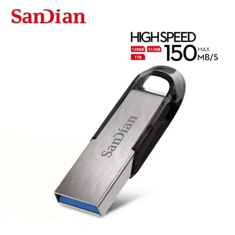 Pendrive USB rápido de 2TB, unidad Flash Mini, 1TB, 512GB, 256GB, disco U para TV, PC, ordenador y juegos