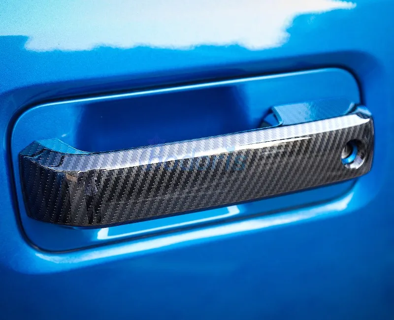 

Для Ford F150 F-150 RAPTOR 2017-2019 крышка дверной ручки чаша наклейка панель отделка рамка цвет углеродного волокна аксессуары для стайлинга автомобилей