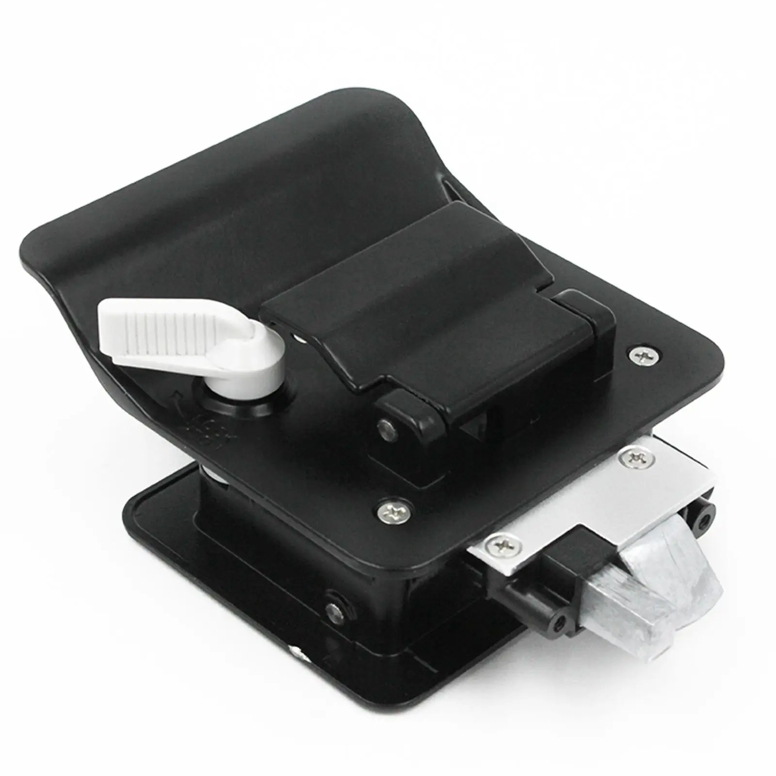 

Camper Door Latch Lock Set Zinc Alloy Metal with Built-in Deadbolt and Keys for RV Entry Cargo Trailer