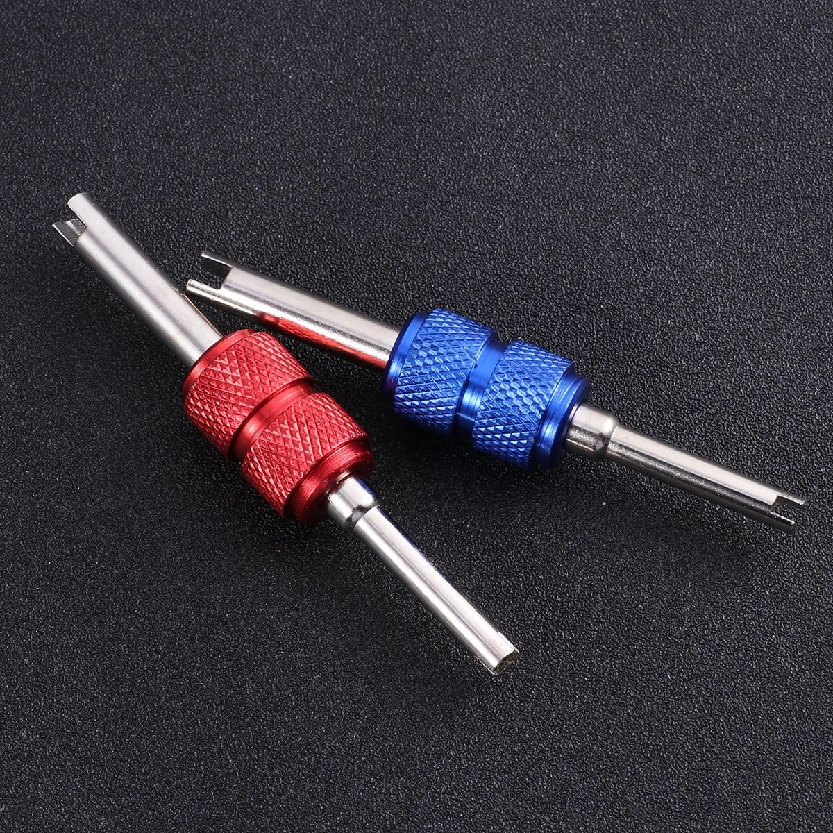 

2 pcs Valve Core Screwdriver Tire Installer Stem Remover Portable Car Truck Motorcycle Bicycle ATV Repair Tools Durable Dual