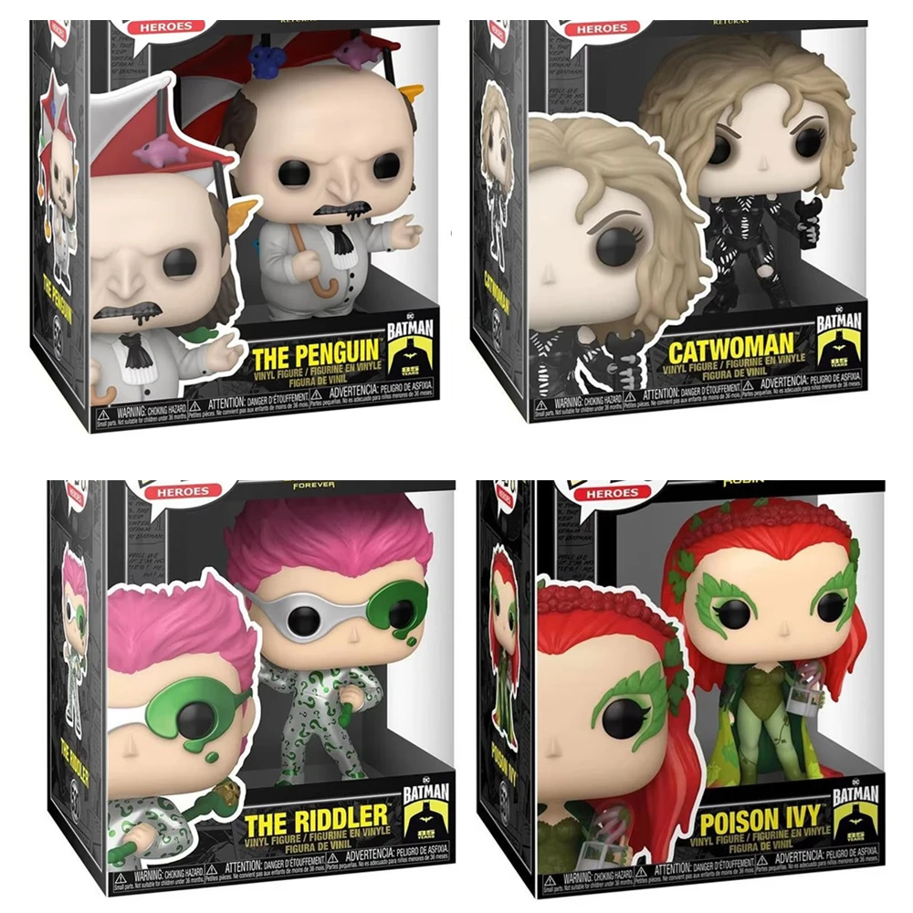 

Бэтмен серии 588, женщина-кошка, 529 Пингвин 530 Riddler 571, яд IVY, фигурка постоянного тока, модель игрушки