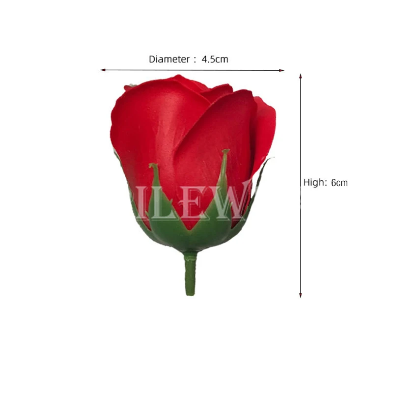 24/50Pcs Artificial Soap Roses for Wedding Decoration DIY Party Valentine\'s Day Bouquet Headwear Birthday Gift Giving Annivers
