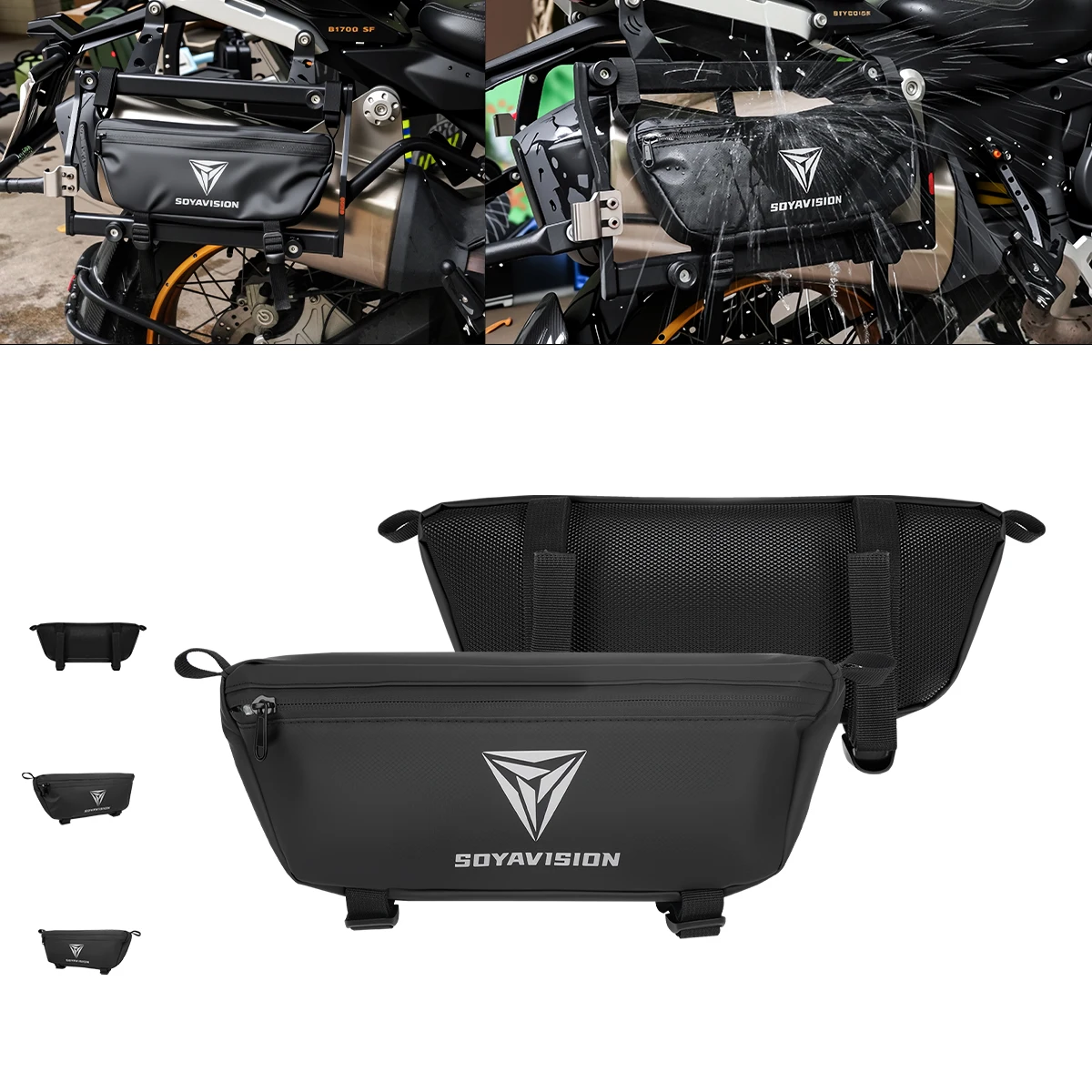Motorcycle Accessories Handlebar Bag Tool Storage Bag Waterproof Decoration Bags Universal For Surron KTM Honda Kawasaki Q20