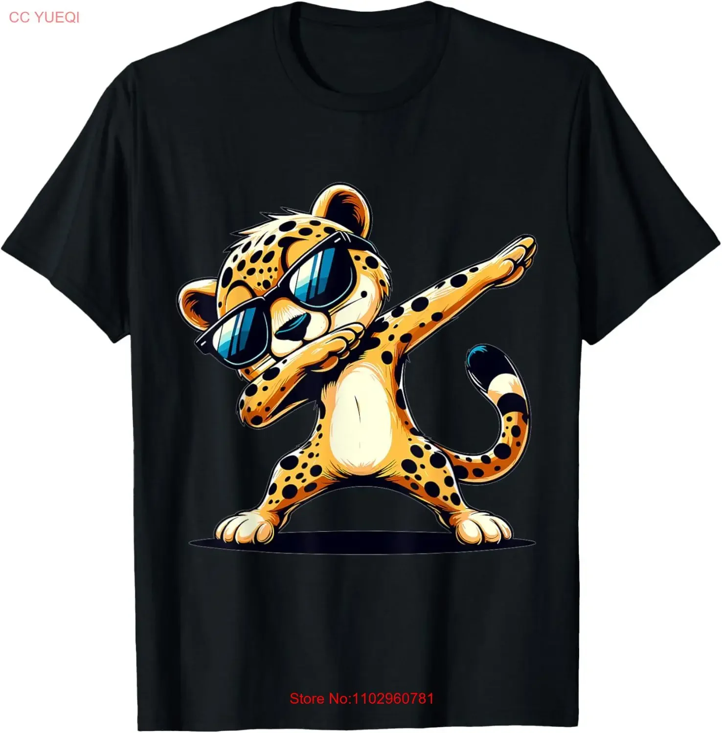 Солнцезащитные очки с изображением гепарда, футболка с животными, винтажная стираная уличная одежда унисекс, топ с графическим рисунком для повседневной носки, стильная мужская мода