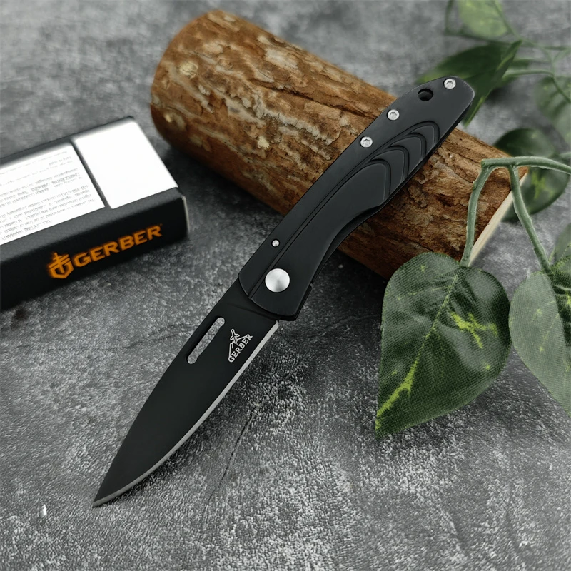 GB STL 2.0 Light folding knife 420 steel handle 5Cr13Mov Blade Outdoor Tactical Hunting Hiking survival EDC Pocket Tool Boy gift