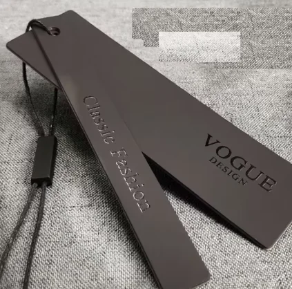 

Customized Personalized Gloss UV Paper Label Printing Thick Paper Clothing Shoes Hangers Thank You Card