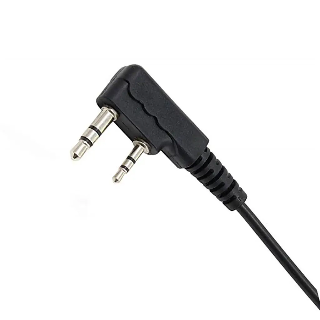 PTT Earpiece Earphone Headset Clear Sound 2 Pin Wired Accessory for Baofeng Kenwood WOUXUN Radios